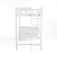 preview thumbnail 10 of 11, SogesSleep Twin Over Twin Loft Bed With Built-In-Desk