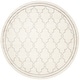 preview thumbnail 64 of 192, SAFAVIEH Amherst Norma Modern Rug 5' Round - Ivory/Light Grey - Round