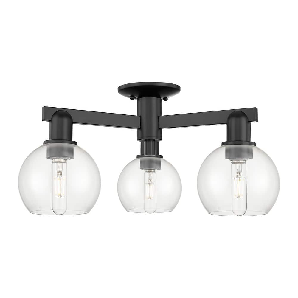 Innovations Lighting Endless Possibilities Arcadia - Athens - 3 Light 23" Semi-Flush Mount