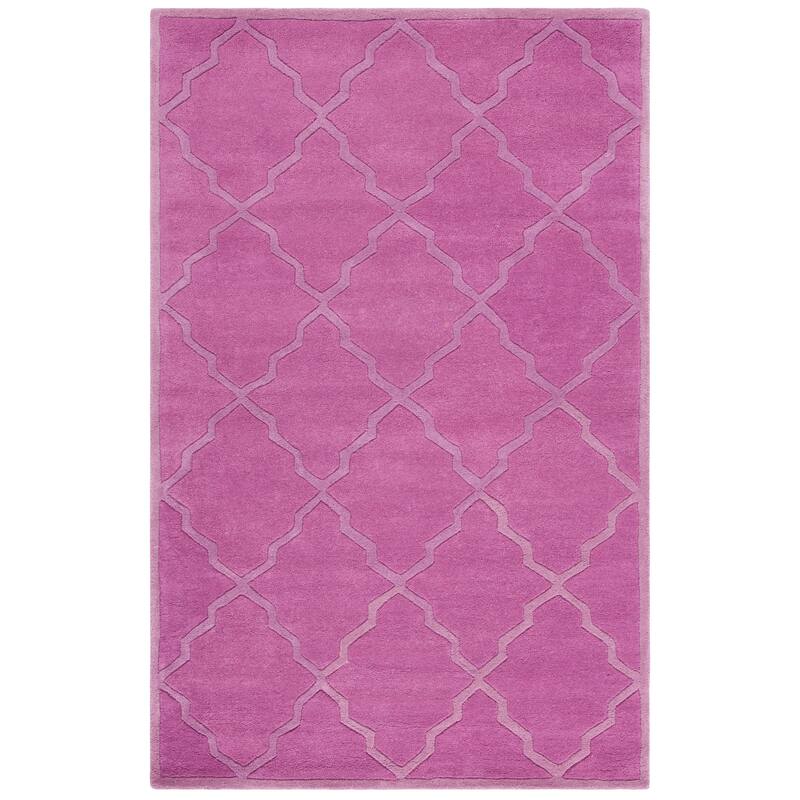SAFAVIEH Handmade Chatham Nhuong Modern Moroccan Wool Rug