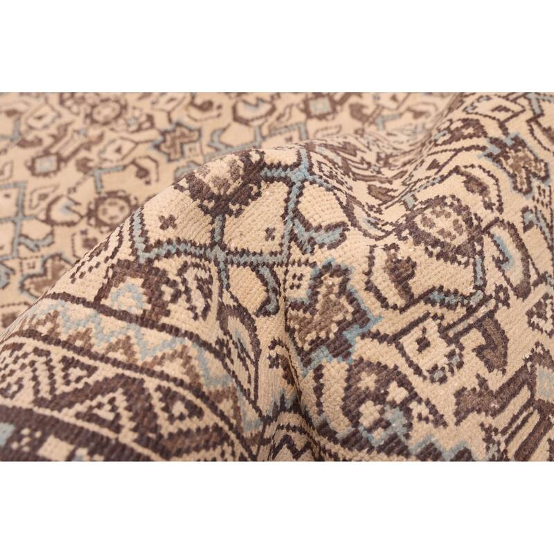 ECARPETGALLERY Hand-knotted Antalya Vintage Beige Wool Rug - 3'7 x 10'2