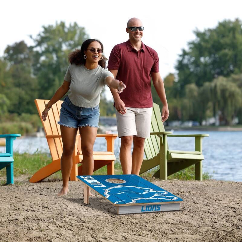 Detroit Lions NFL Tailgate Cornhole Board Set