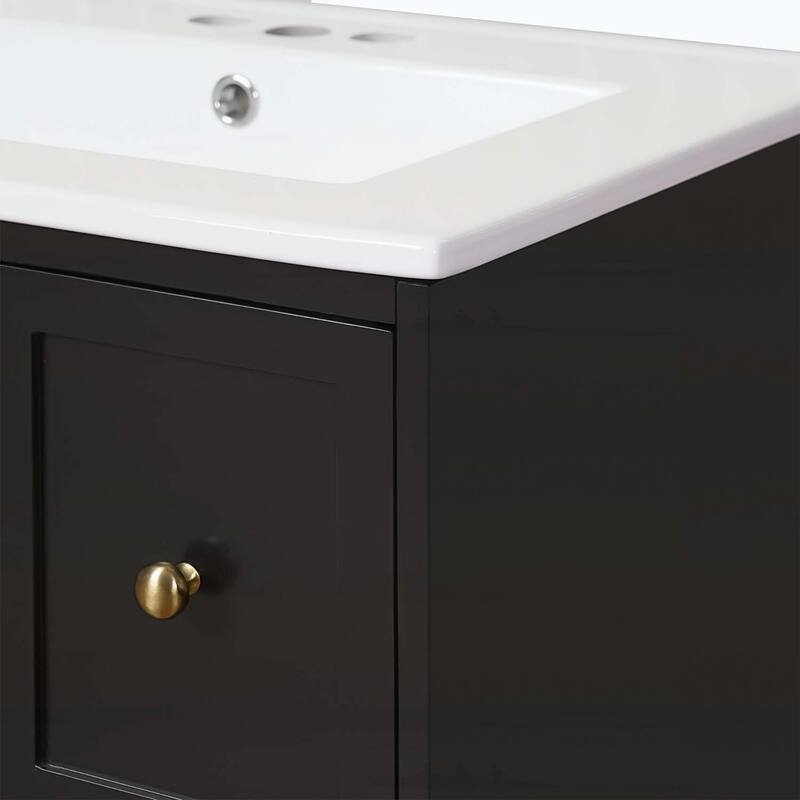 24" Bathroom Vanity Set Wall Mounted for Small Space