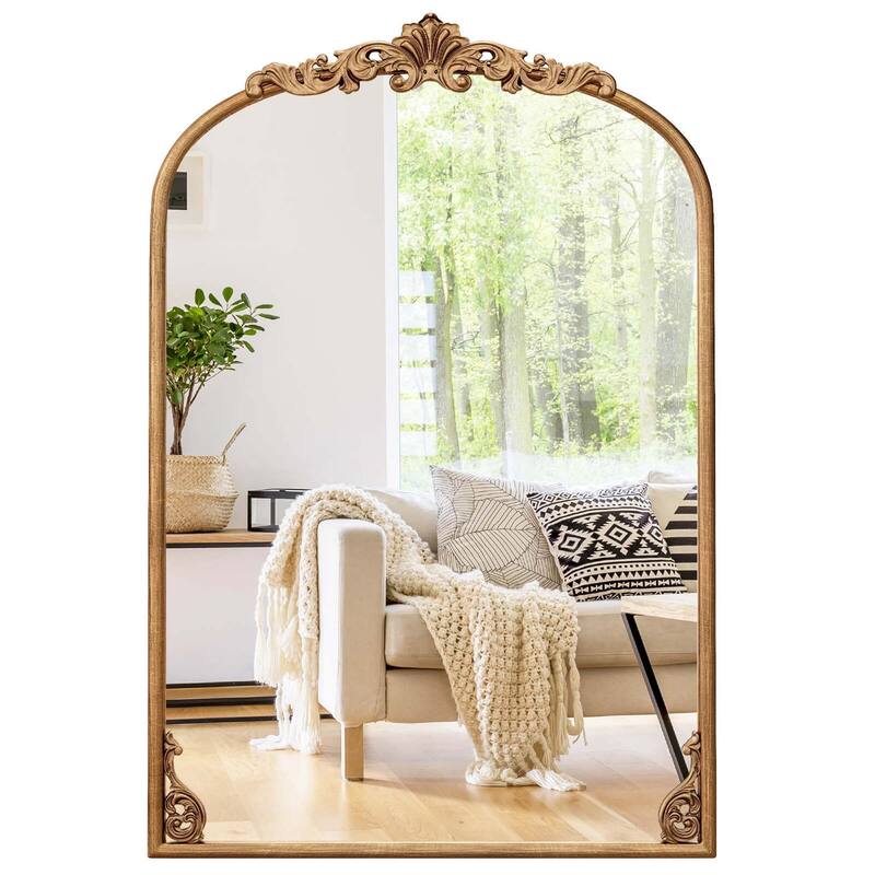 Costway 30" x 20"/36" x 24"/38" x 26" Gold Traditional Vintage Ornate