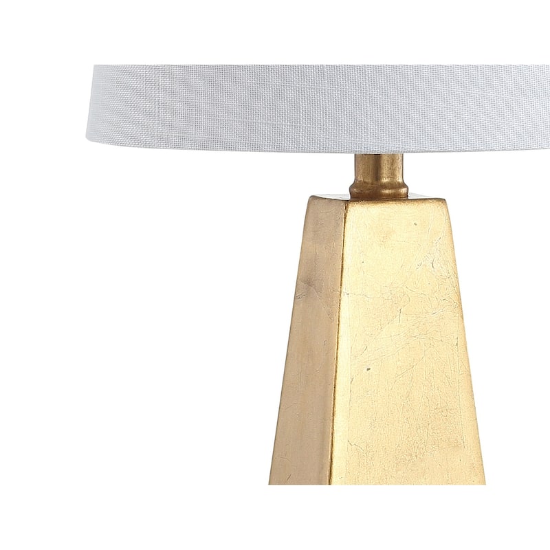 Gabrielle 20.5" Resin LED Table Lamp, White Marble Finish by JONATHAN Y - 20.50