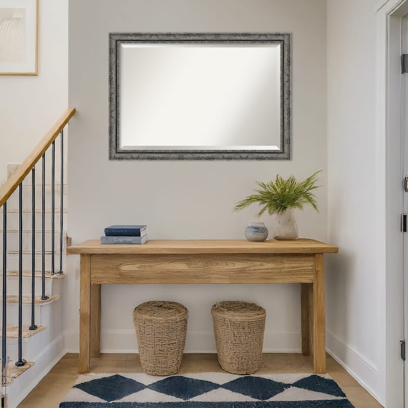 Filigree Beveled Framed Wall Mirror