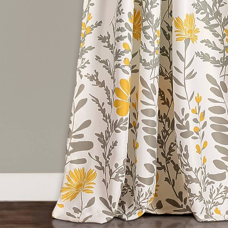 Lush Decor Aprile Room Darkening Window Curtain Panel Pair