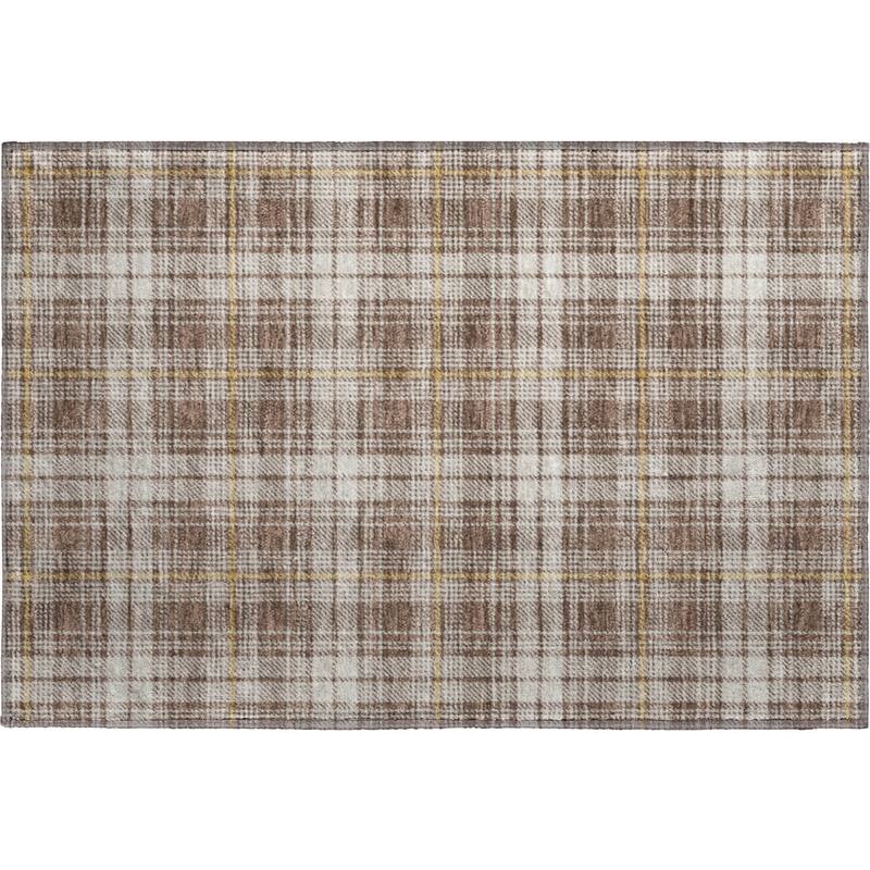 Premium Washable Super Soft Farmhouse Plaid Mayfield Rug