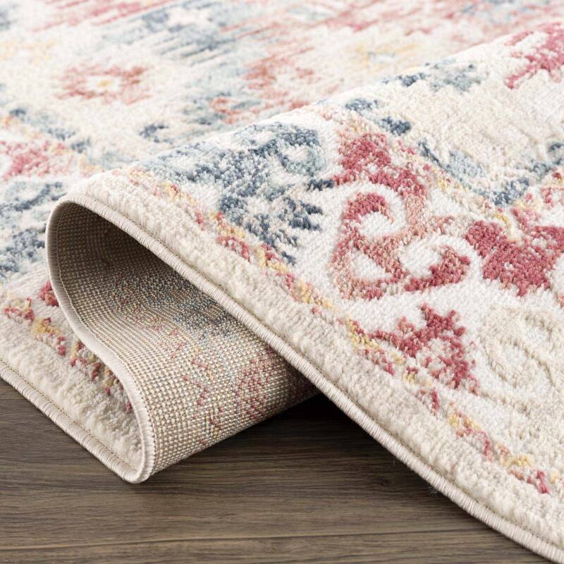 Brend Traditional Oriental Medallion Area Rug