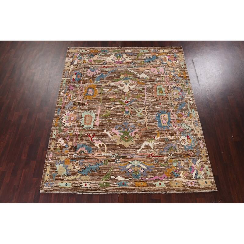 Vegetable Dye Traditional Ziegler Oriental Area Rug Wool Hand-knotted - 8'2" x 9'9"