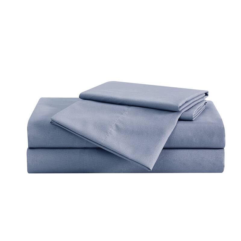 London Fog Garment Wash Solid Sheet Set