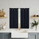 preview thumbnail 23 of 22, Archaeo Cotton Blend Button Tab Top Cafe Curtain Pair