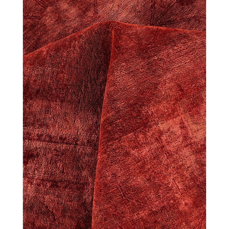 Vibrance, One-of-a-Kind Hand-Knotted Area Rug - Brown, 9' 1" x 11' 8" - 9' 1" x 11' 8"