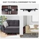 preview thumbnail 8 of 8, Adjustable Foldable and Portable Laptop Table Stand Desk for Bed, Sofa - 20.4 * 11.8 * 12.6 inches