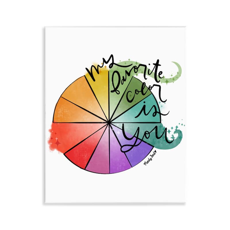 Stupell Favorite Color Is You Wall Plaque Art Design By Mandy Ford Art + Illustration - 11 x 14