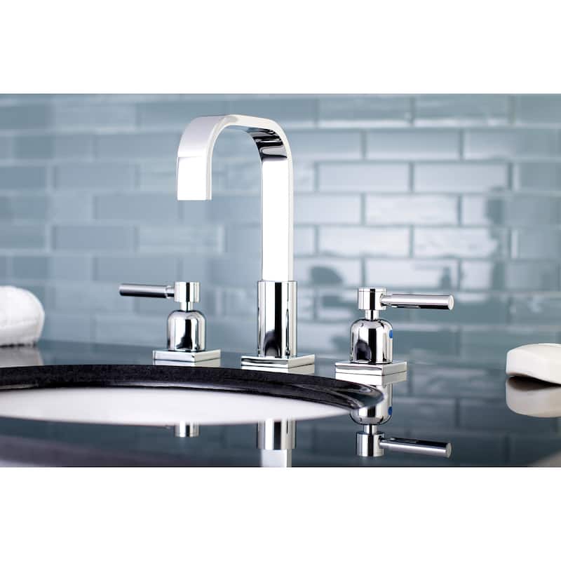Kingston Brass Concord 1.2 GPM Widespread Bathroom Faucet with Pop-Up