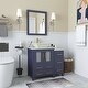 preview thumbnail 29 of 28, Vanity Art 36" Single Sink Bathroom Vanity Set with Engineered Marble Top and Free Mirror - 36 W X 18.5 D X 31.1 H