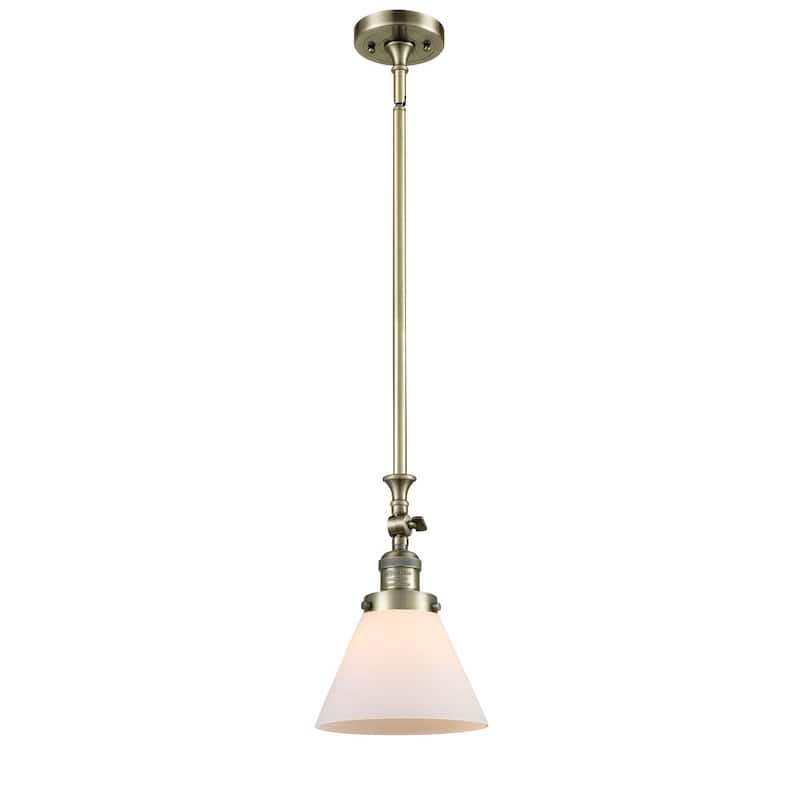Innovations Lighting Large Cone 8" Wide Adjustable Mini Pendant