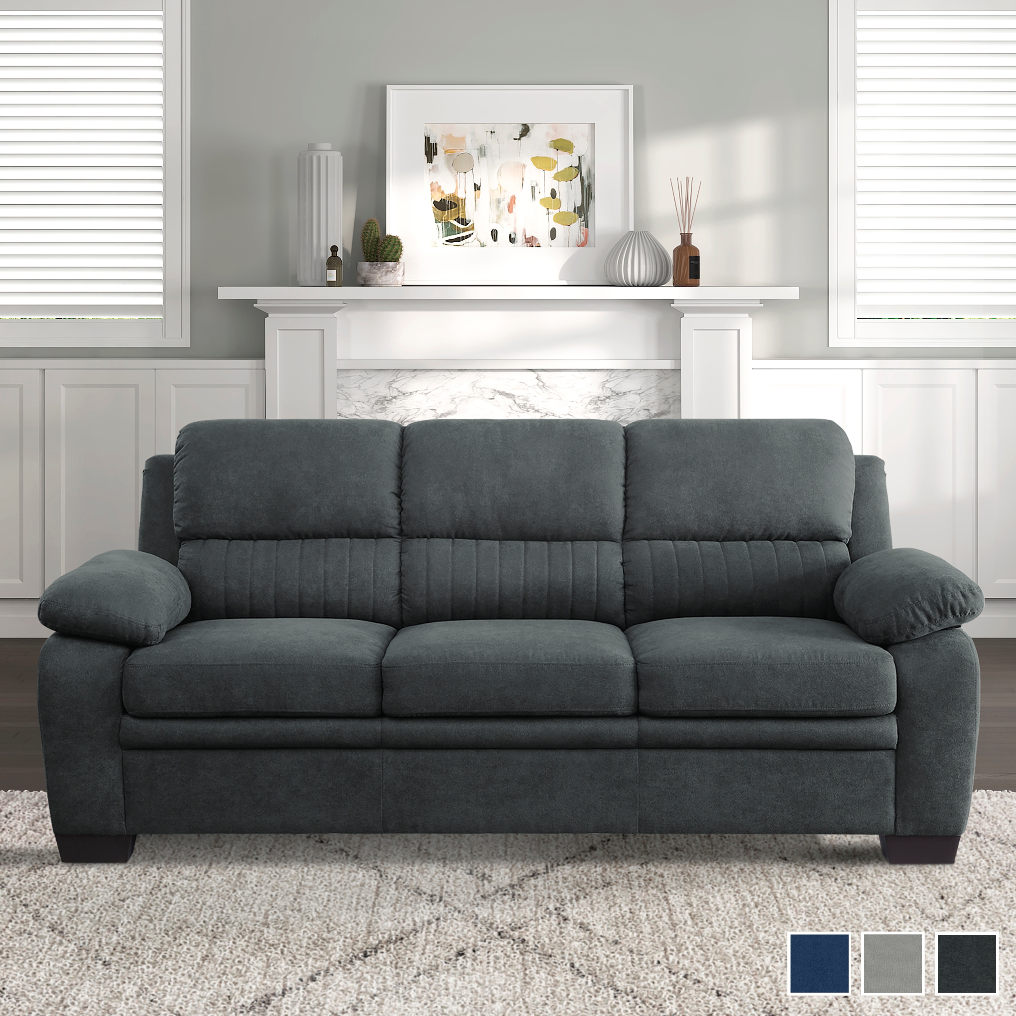Fremont & Park Onofre Fabric Living Room Sofa