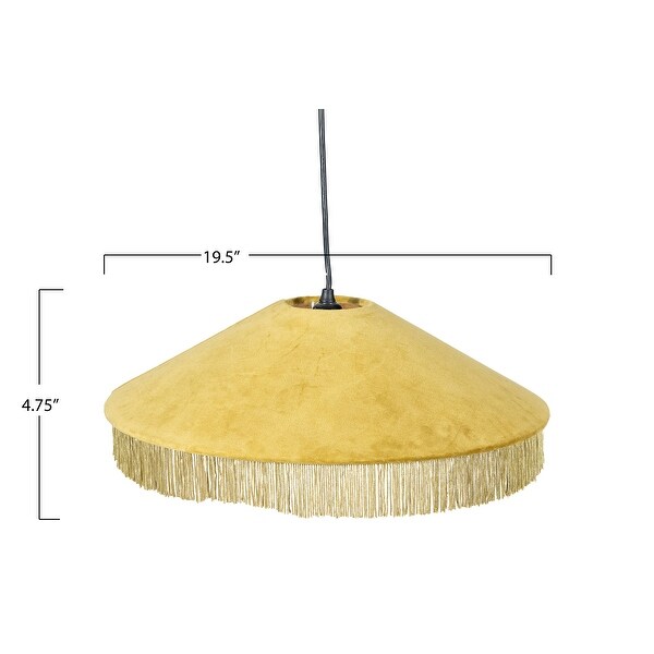 Velvet ceiling light on sale
