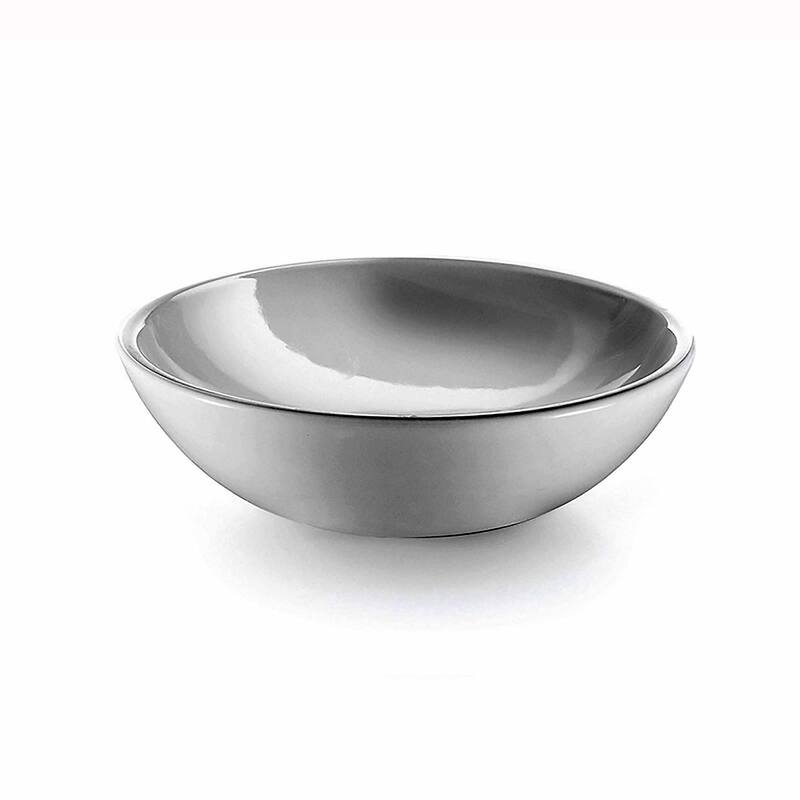 WS Bath Collections Touch 17-1/10" Vessel Bathroom Sink - White