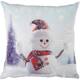 Option Snowman with Red Hat Design