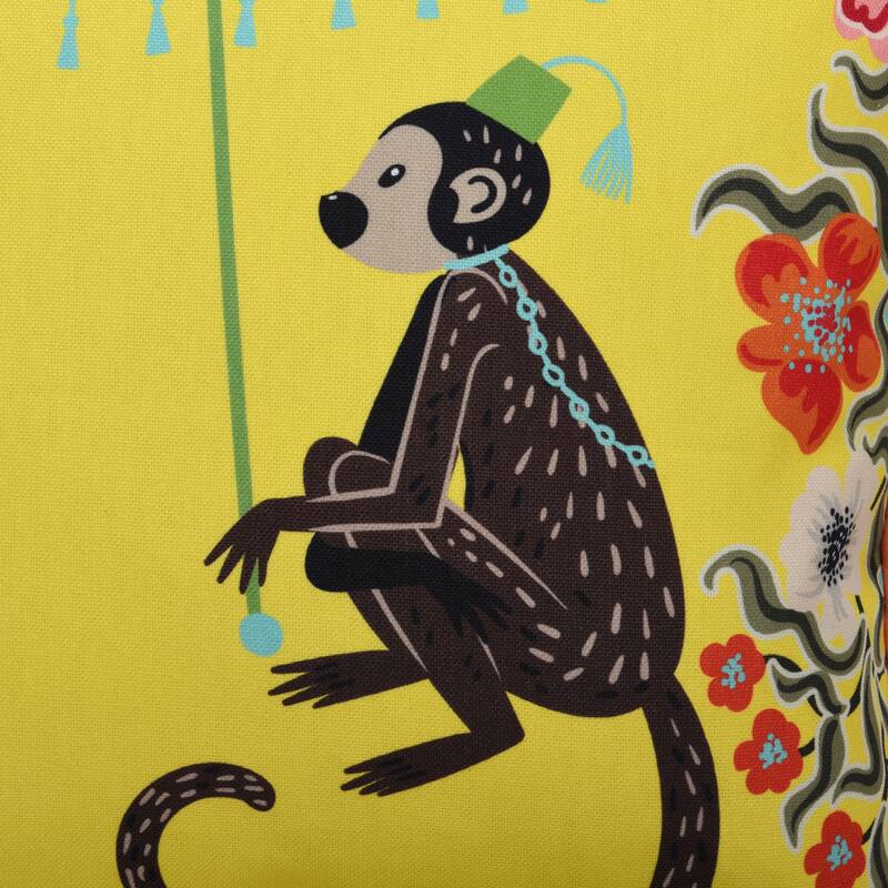 StyleCraft Maharaja Monkey Right Side Throw Pillow