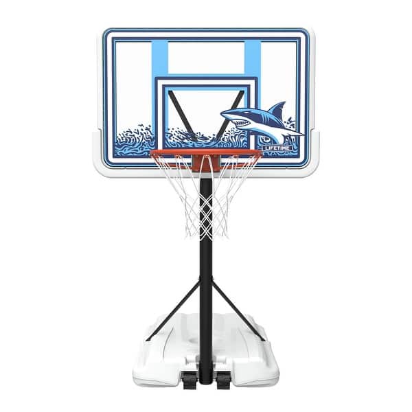 slide 2 of 15, Lifetime Poolside Basketball System - 44"
