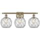 Option Antique Brass / Clear Glass with White Rope