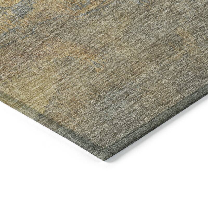 HomeRoots Abstract Modern Rectangle Outdoor Rug