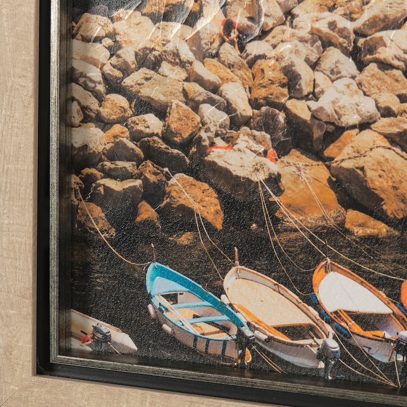 Cliffside View Framed Art Print