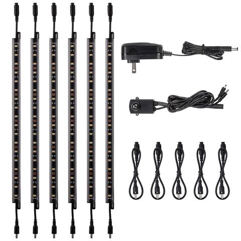 Gunbox Series 6Pcs Motion LED Extendable Bar Light, 3000K Warm White - Warm White