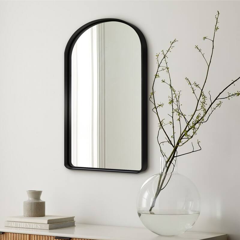 Modern Deep Rectangle Round Corner Wall Mirrors for Bathroom Mirror