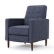 preview thumbnail 54 of 79, Mervynn Mid-Century Modern Button Tufted Fabric Recliner by Christopher Knight Home