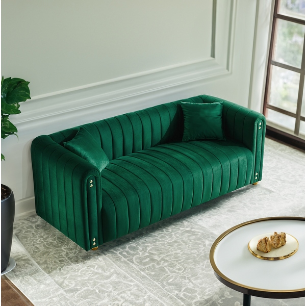 Nolting channel tufted sofa sale
