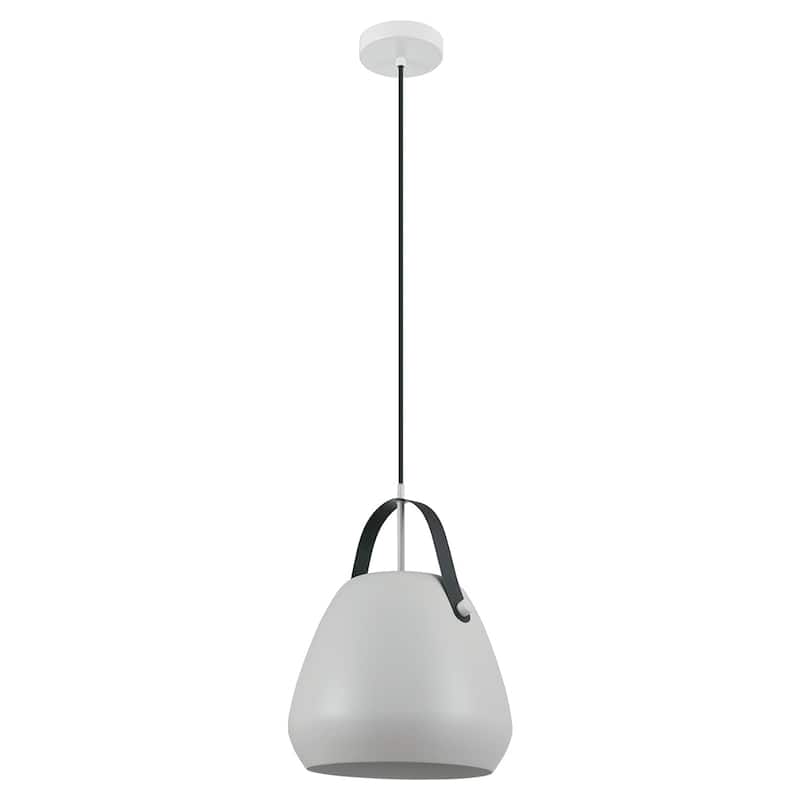 Eglo Bendall 1-Light Grey Bowl Pendant - Grey