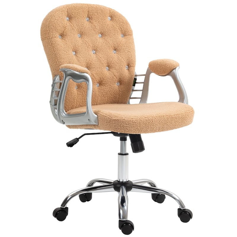 Teddy Swivel Home Office Chair w/ Padded Armrests,Adjustable Height
