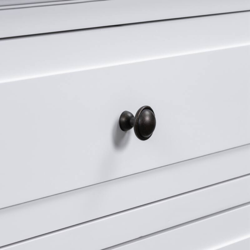 3-Drawer Nightstand Storage Wood Cabinet