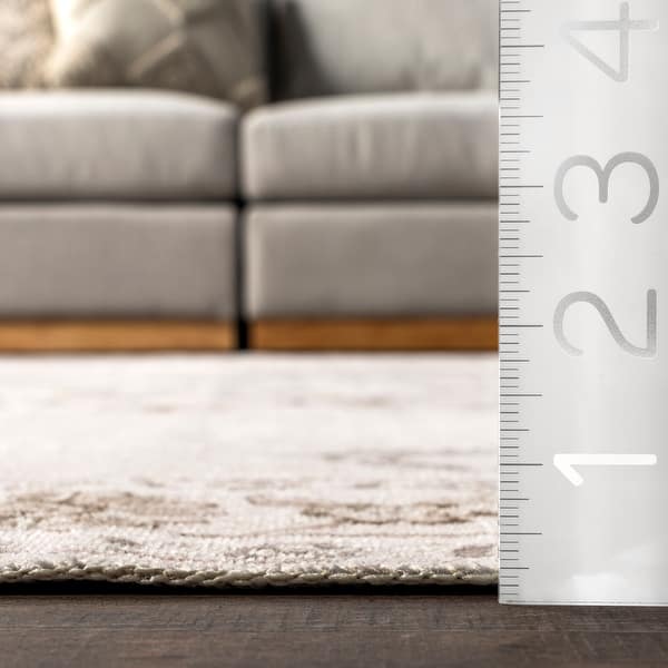 Nuloom Arwen SpinClean Vintage Traditional Machine Washable Area Rug