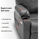 preview thumbnail 24 of 53, MCombo Electric Power Lift Recliner Chair Sofa with Massage and Heat for Elderly, 3 Positions, USB Ports, Faux Leather 7040