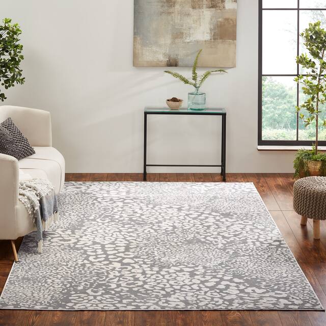 N Natori Serengeti Leopard Area Rug
