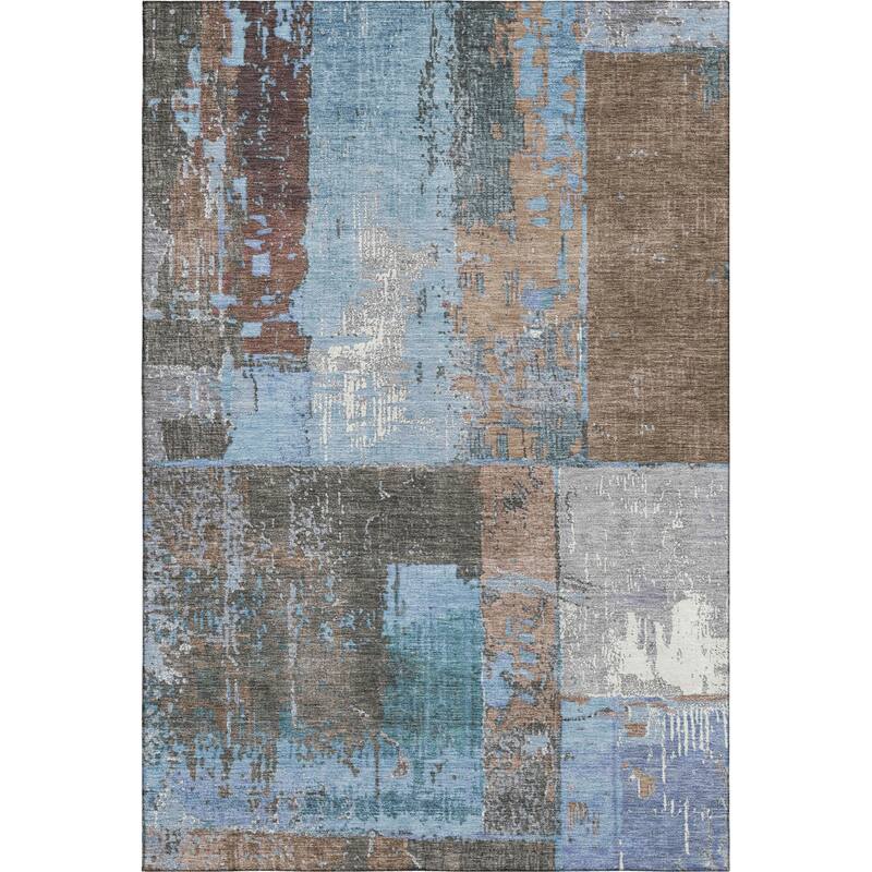 Premium Washable Super Soft Contemporary Geo Mayfield Rug