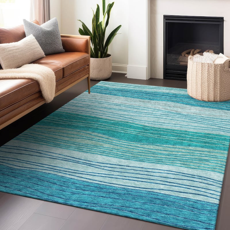 Premium Washable Super Soft Modern Ombre Mayfield Rug