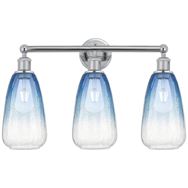 Innovations Lighting Endless Possibilities Edison - Brookhaven Almond - 3 Light 24" Bath Vanity Light