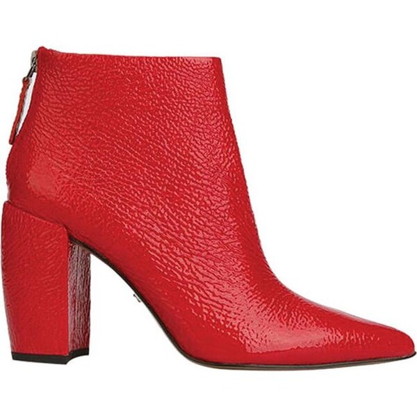 Alora Bootie Red Patent Leather 