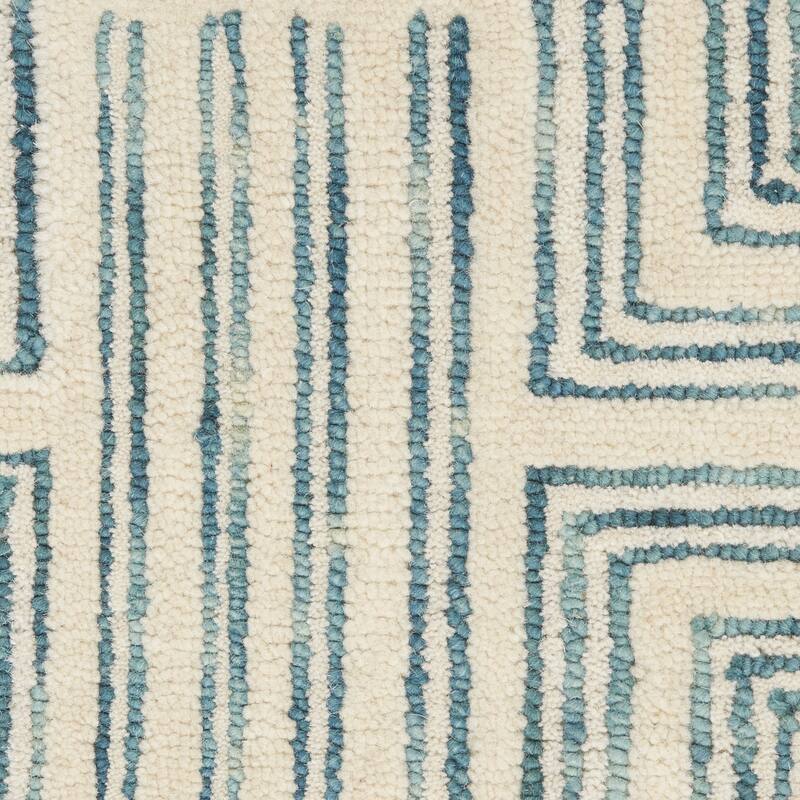 Dugap Power Loomed Geometric Modern Soft Area Rug By HomeRoots