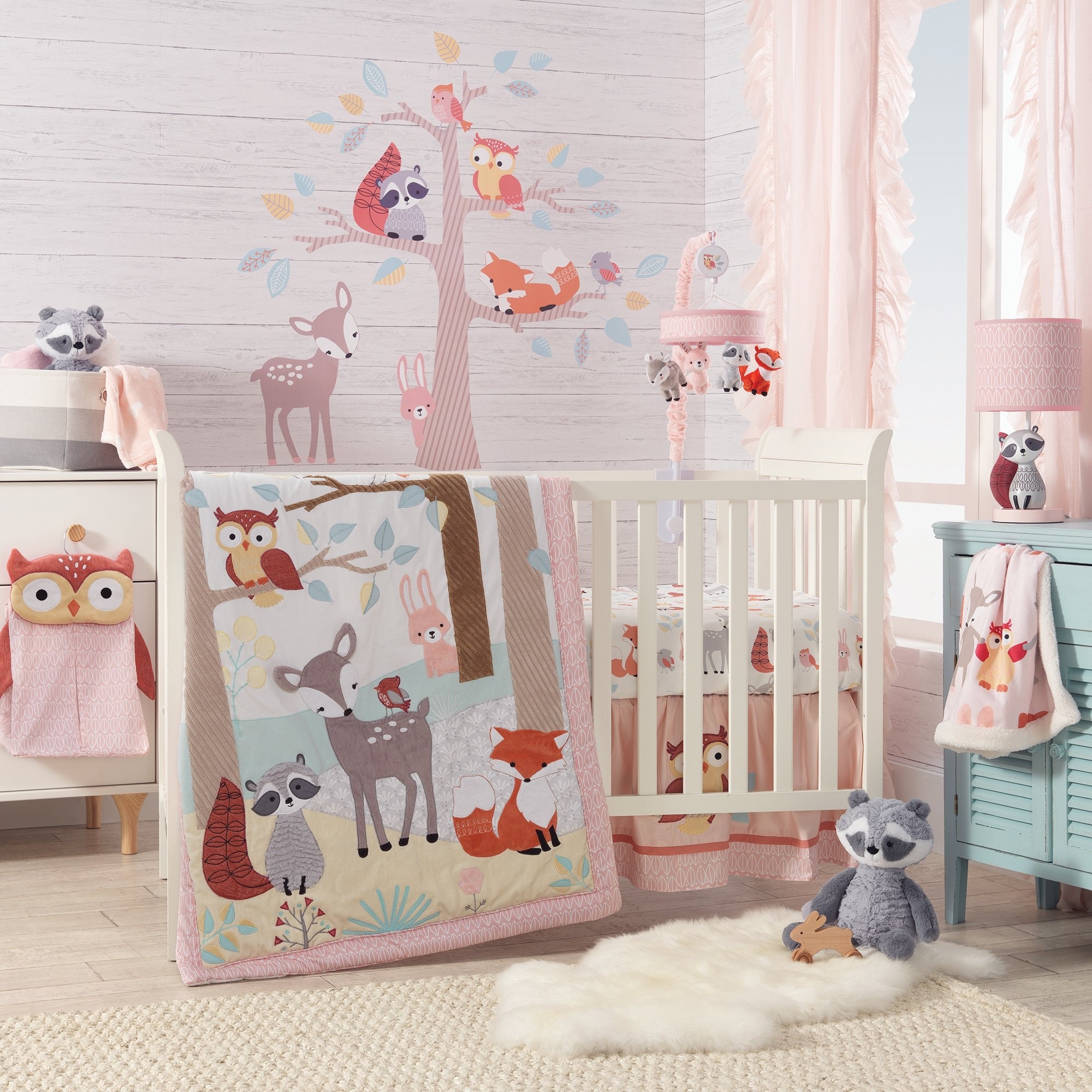 Lambs and ivy owl bedding sale