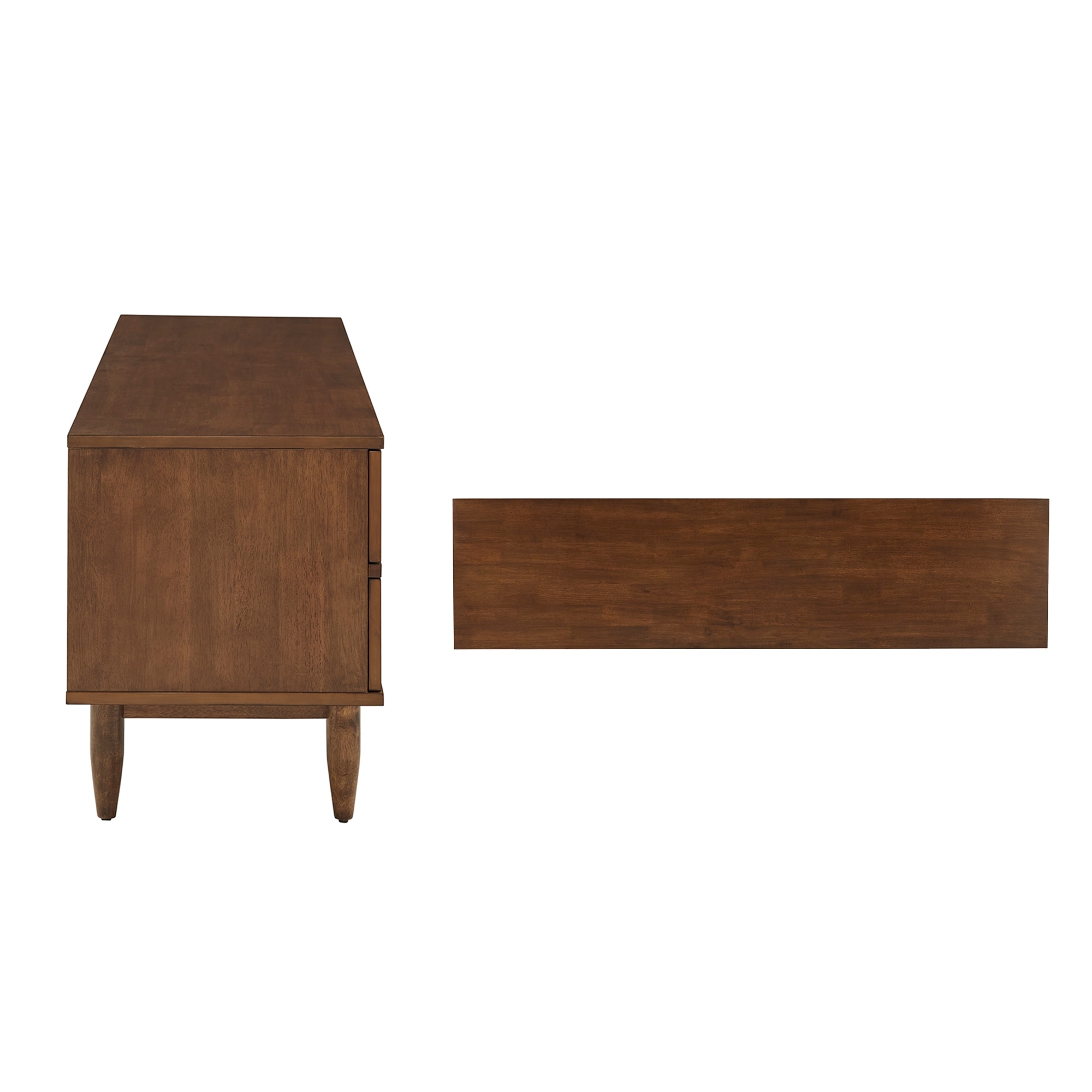 Bardolino Mid-Century 2-Drawer TV Stand - Stylish & Functional