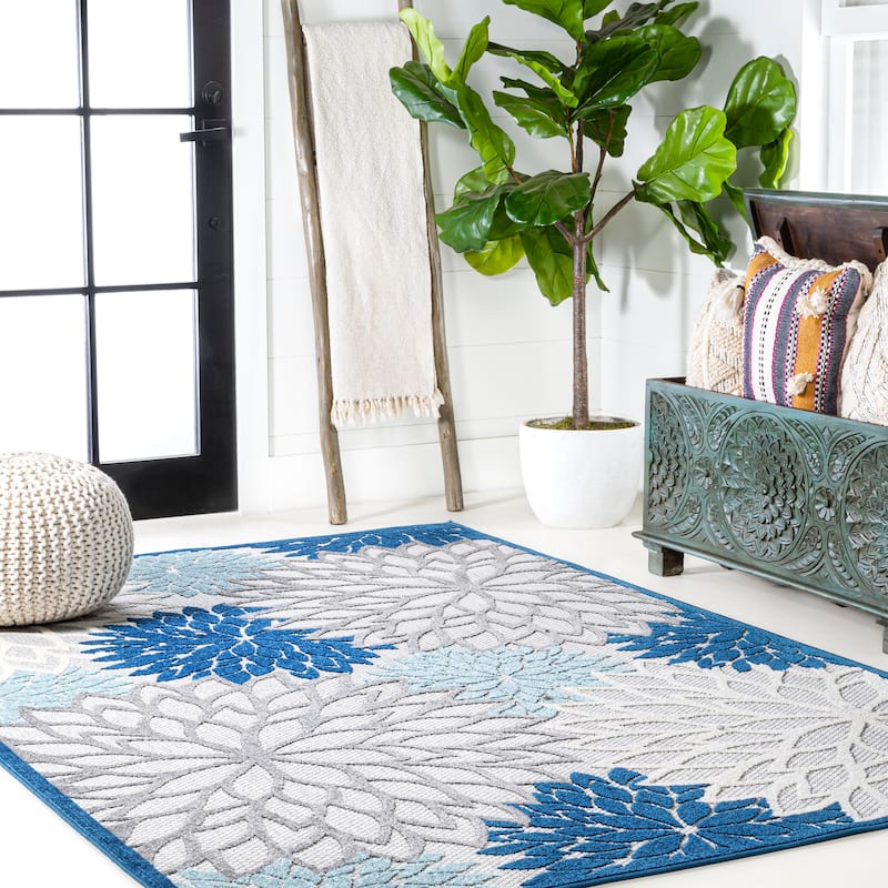JONATHAN Y Atrani Floral Indoor/Outdoor Area Rug
