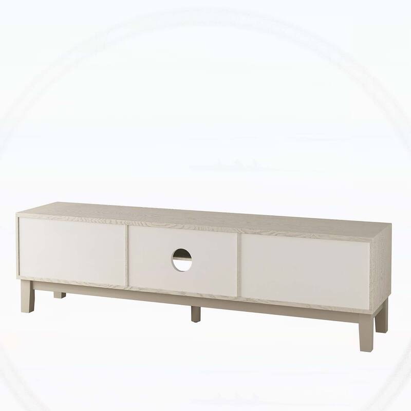 Media Console Table with 4 Drawers for Living Room and Bedroom